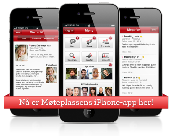 Møteplassen på iPhone og iPad!